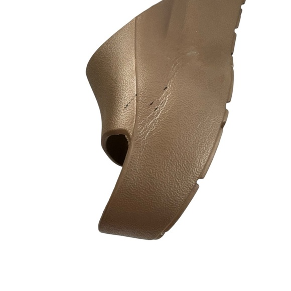 Lemon Jelly Sunny Vegan Bronze Platform Slides Size EU 41 Slip On Shoes - Picture 4 of 8